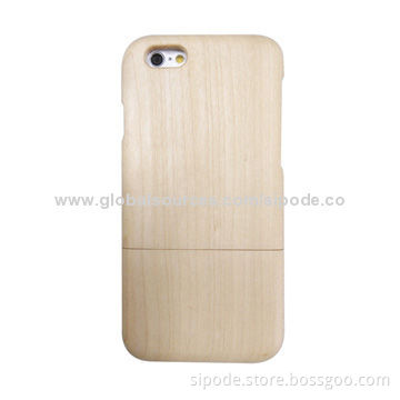 Wood Case for iPhone 5, Eco-friendly, Natural